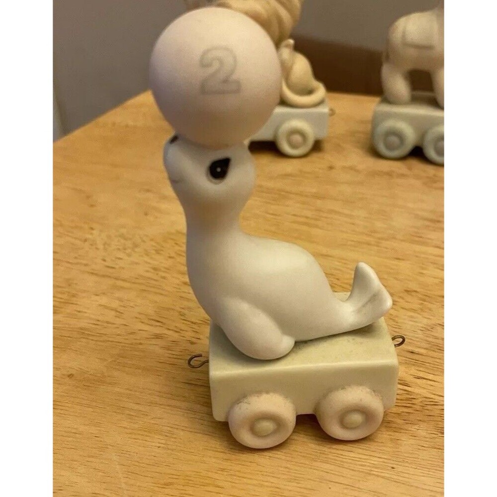 1985 Precious Moments Birthday Series Train 2 Two Year Old Enesco